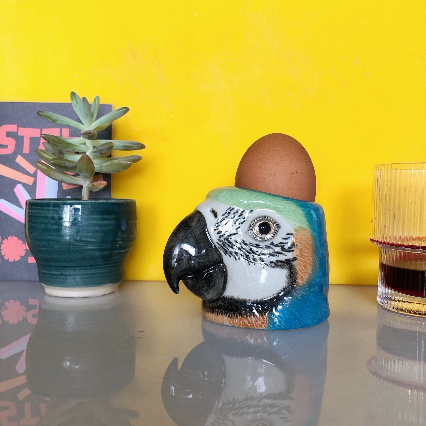parrot egg cup